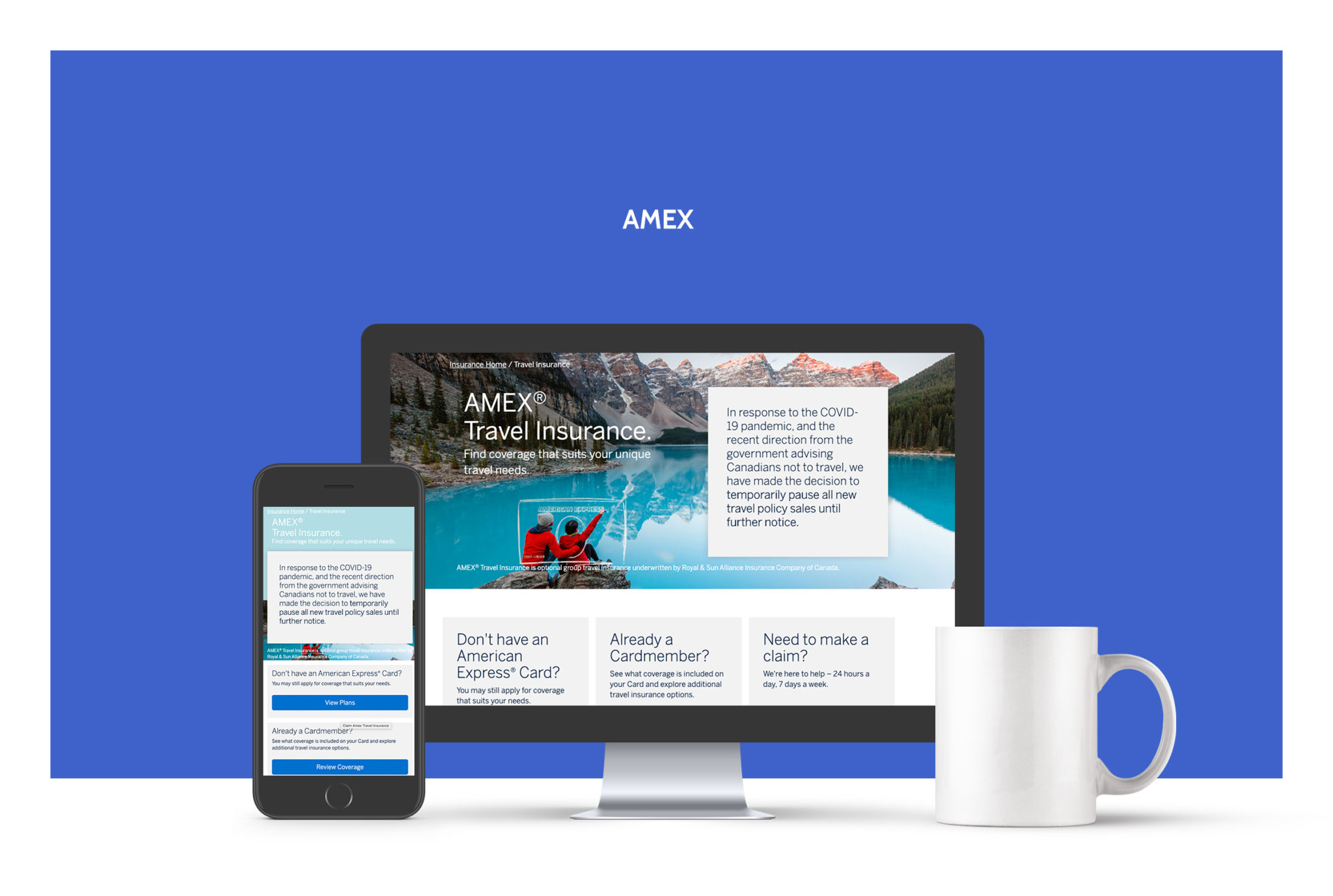 AMEX: Redesign Travel Insurance – Frauke Seewald – UX Designer & Consultant