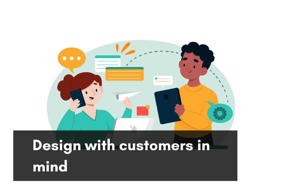 Illustration: Communicate with customers